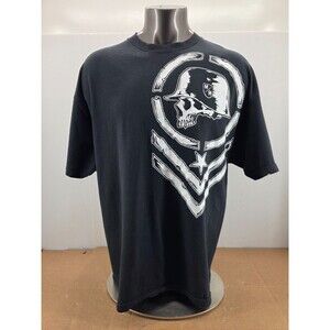 Vtg Y2K Metal Mulisha T Shirt Men’s Black Skull Grunge Big Logo Graphic XXL
